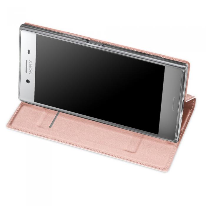 UTGATT5 - Dux Ducis Plnboksfodral till Sony Xperia XZ1 - Rose Gold