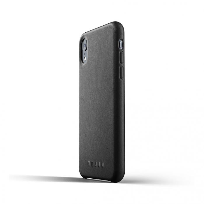 UTGATT5 - Mujjo Full Leather Case fr iPhone XR - Svart