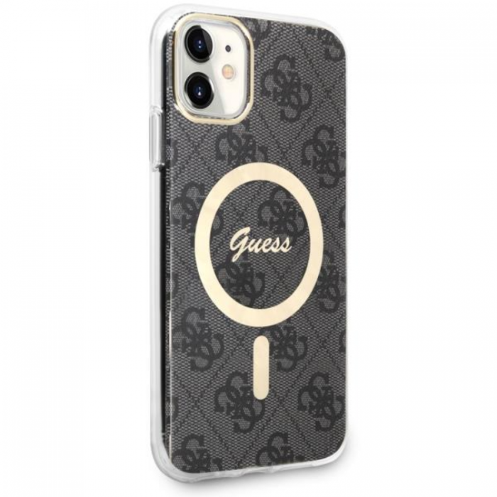 Guess - Guess iPhone 11 Mobilskal MagSafe 4G - Svart