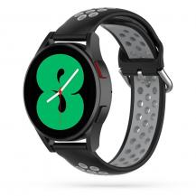 Tech-Protect - Softband Samsung Galaxy Watch 4/5/5 Pro 40/42/44/45/46 mm Svart/Grå