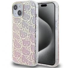 Hello Kitty - Hello Kitty iPhone 15 Mobilskal IML Gradient Electrop Crowded