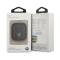 BMW - BMW kta lder Silver Logo Skal AirPods - Svart