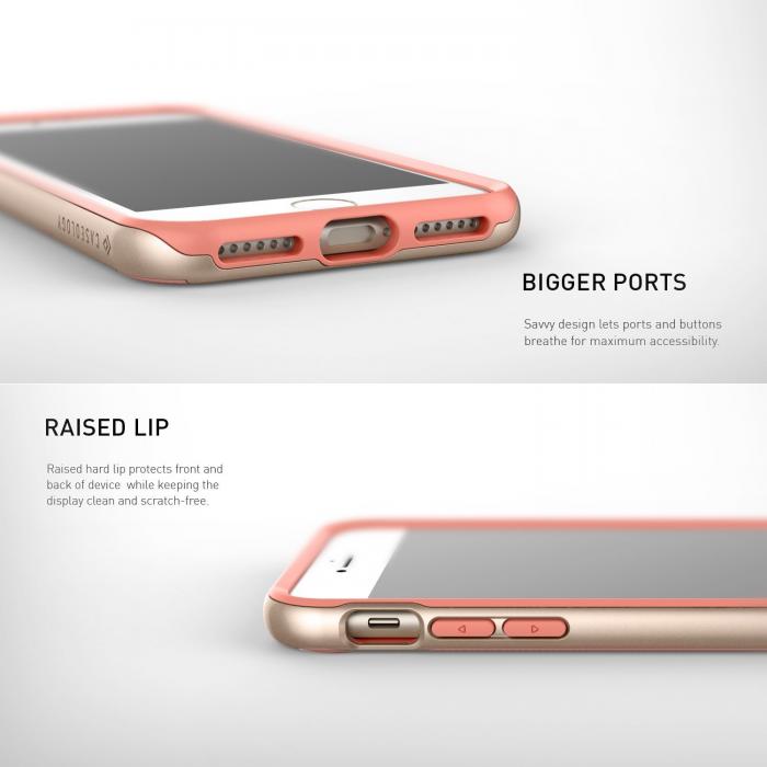 UTGATT5 - Caseology Wavelength Skal till Apple iPhone 7/8/SE 2020 - Rosa