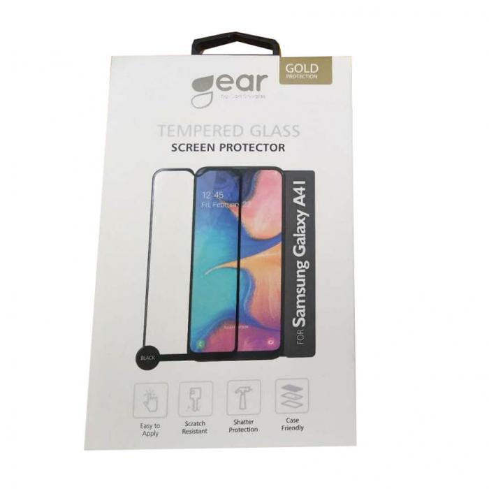 GEAR - GEAR Hrdat Glas Skrmskydd 2,5D Full Cover Samsung A41