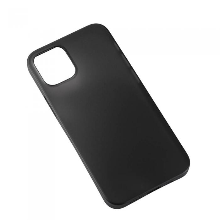 UTGATT4 - GEAR Mobilskal Ultraslim Svart Semitransparent iPhone 12 Mini