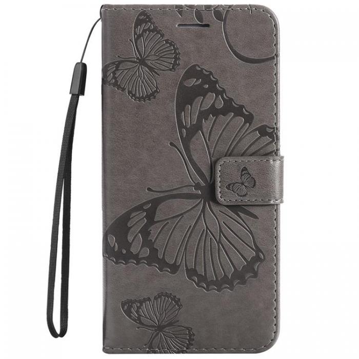 A-One Brand - Butterfly Imprinted Fodral Galaxy S22 Ultra - Gr