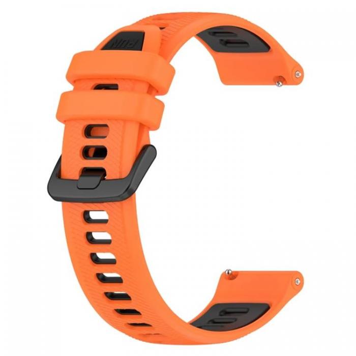 Taltech - Galaxy Watch 6 Classic (47mm) Armband - Orange/Svart