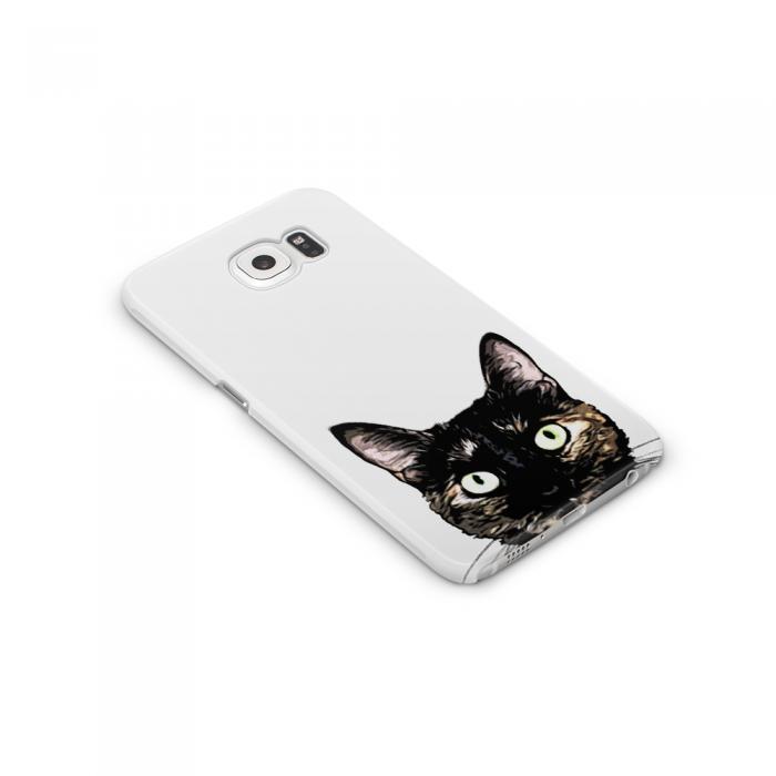 UTGATT5 - Skal till Samsung Galaxy S6 - Peeking Cat
