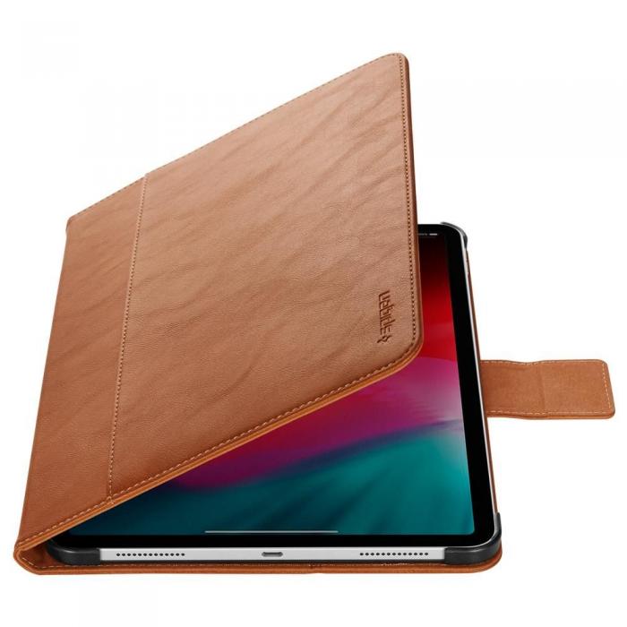 UTGATT5 - Spigen Stand Folio iPad Pro 12,9 2018 Brown