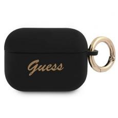 Guess - Guess Silicone Vintage Script Skal AirPods Pro - Svart
