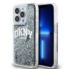 DKNY - DKNY iPhone 13/13 Pro Mobilskal Liquid Glitter Big Logo - Svart