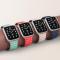 A-One Brand - Apple Watch 2/3/4/5/6/SE (38/40/41mm) Armband Magnetic Strap - Bl