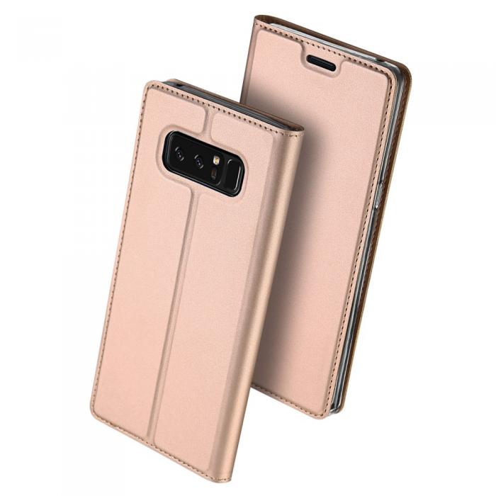 UTGATT5 - Dux Ducis Plnboksfodral till Samsung Galaxy Note 8 - Rose Gold