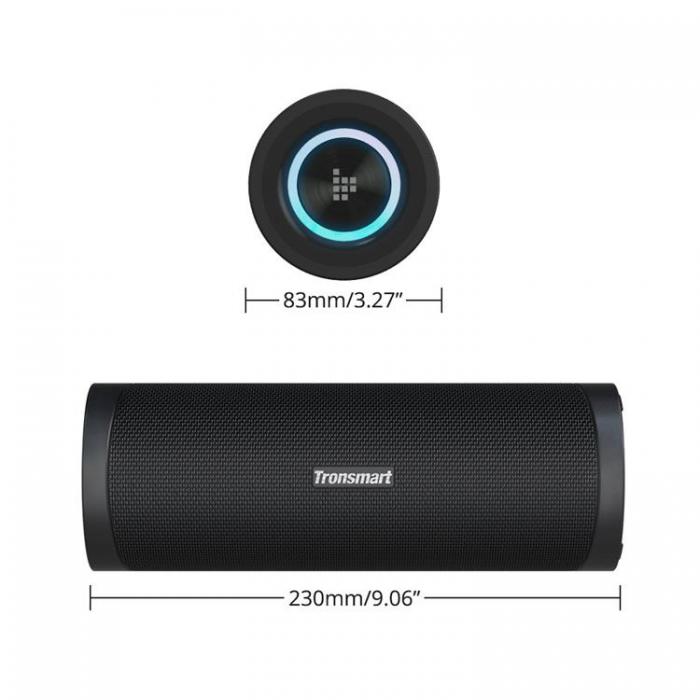 Tronsmart - Tronsmart T6 Pro 45W Bluetooth 5.0 Trdls Hgtalare LED - Svart