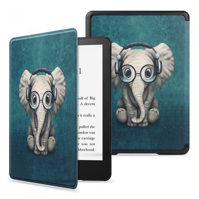 UTGATT1 - Kindle Paperwhite V/5/Signature Fodral Smartcase - Glad Elefant