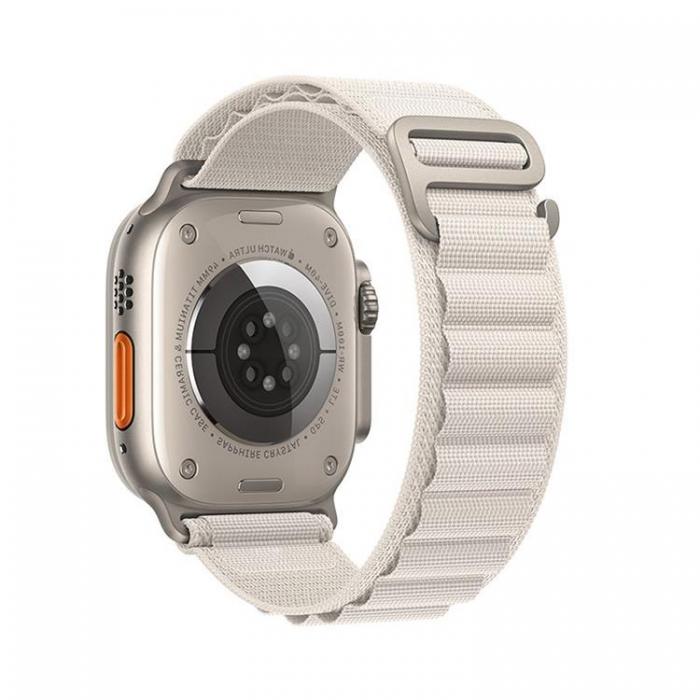Forcell - Forcell Apple Watch (38/40/41mm) Armband F-Design - Ljusgr