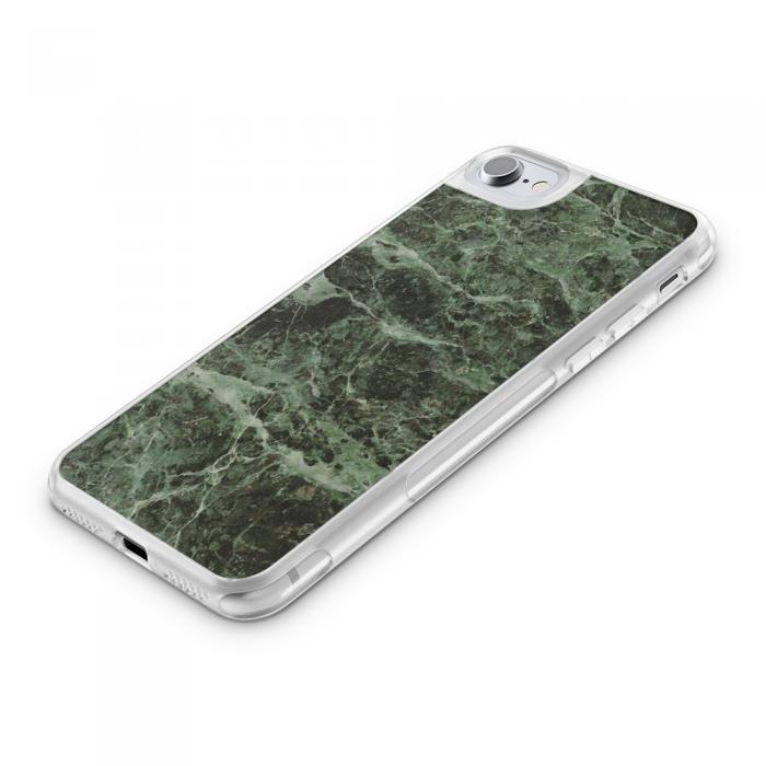 UTGATT5 - Fashion mobilskal till Apple iPhone 8 Plus - Marble - Grn/Svart