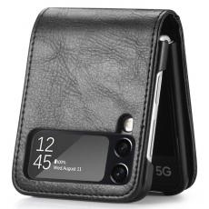 A-One Brand - Galaxy Z Flip 4 Plånboksfodral Portable Folding - Svart