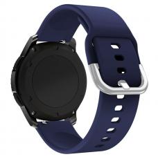 OEM - Universal Watch Armband (22mm) Silicone TYS - Mörkblå