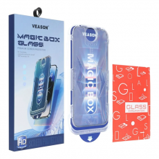 Veason - Veason iPhone XS Max Härdat Glas Skärmskydd 6D Pro