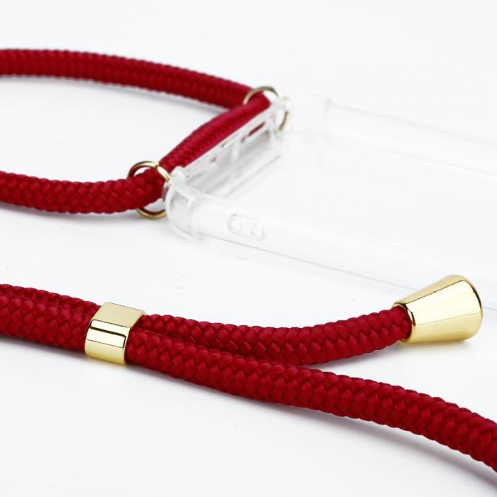 CoveredGear-Necklace - Boom Galaxy S8 mobilhalsband skal - Maroon Cord