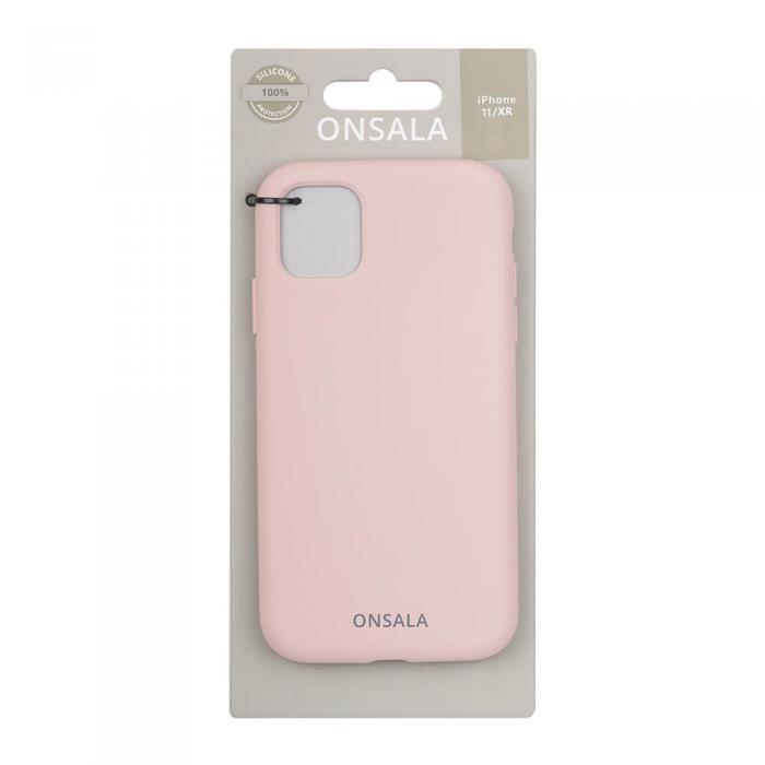 UTGATT1 - ONSALA Mobilskal Silikon Sand Pink iPhone 11 / XR