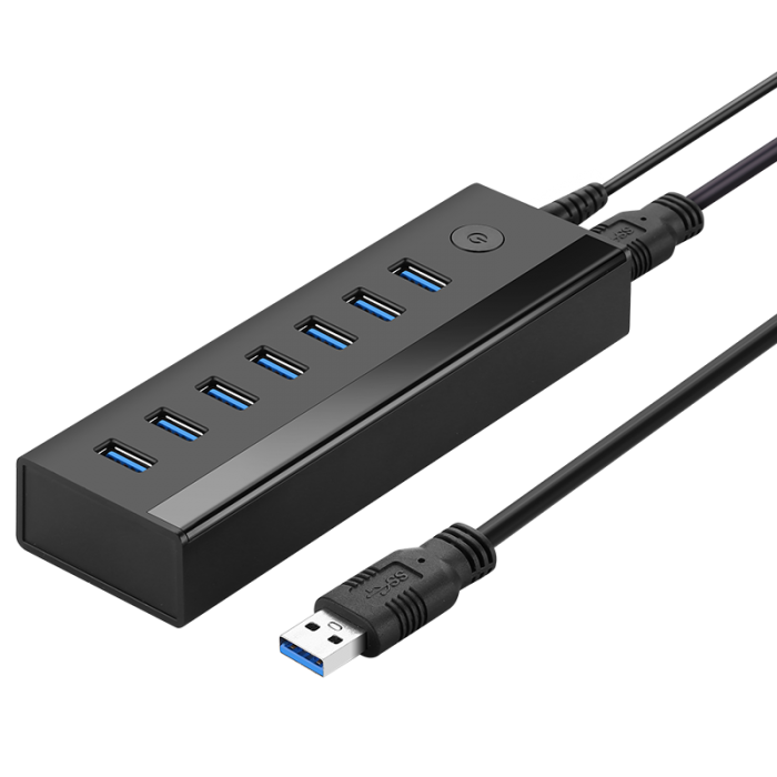Ugreen - Ugreen 7in1 USB-A Mutifunctional Hub - Svart