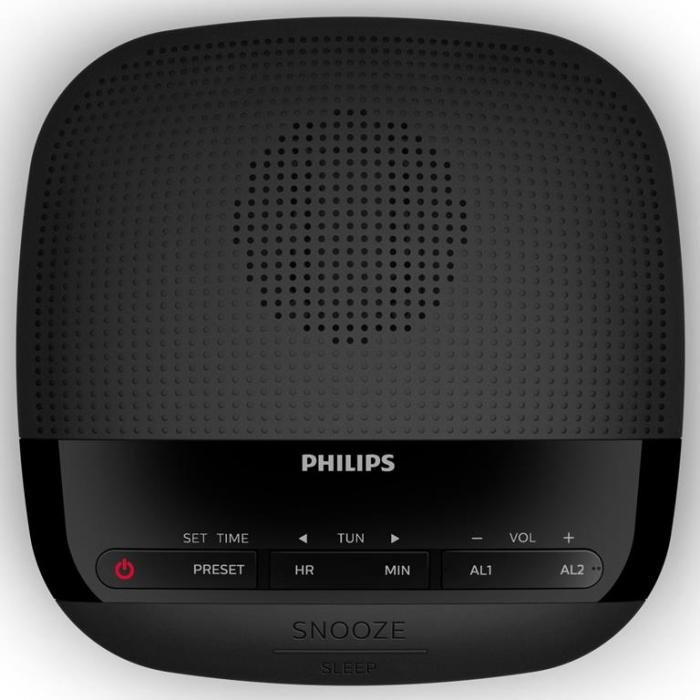 UTGATT5 - PHILIPS Digital FM-klockradio Tio snabbval Tv alarm