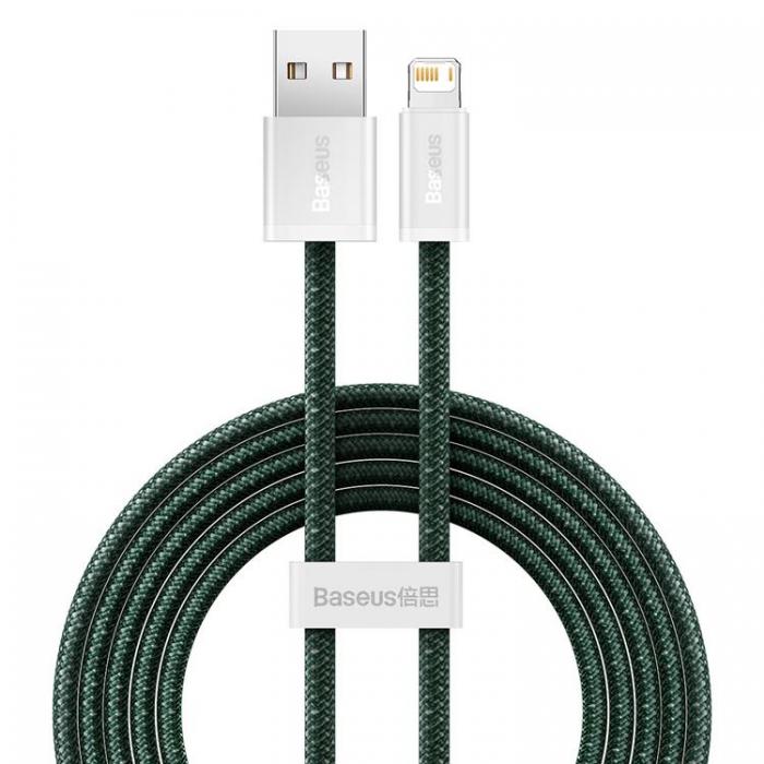 UTGATT1 - Baseus USB-A Till Lightning Kabel 2m - Grn