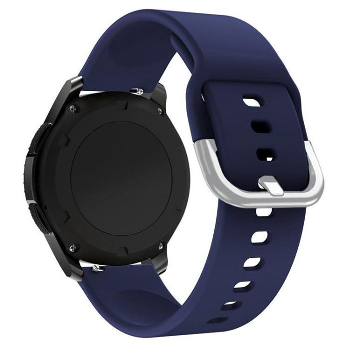 OEM - Universal Watch Armband (22mm) Silicone TYS - Mrkbl