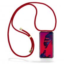 CoveredGear-Necklace - Boom Huawei Mate 20 Pro mobilhalsband skal - Maroon Cord