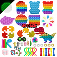Fidget Toys&#8233;49 Pack Fidget Toy Set Pop it Sensory Toy för Vuxna & Barn&#8233;