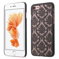 A-One Brand - Damask Flowers Mobilskal till iPhone 7/8/SE 2020 - Svart