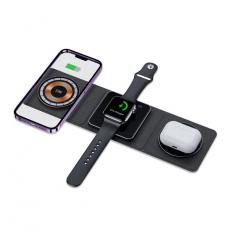 Tech-Protect - Tech-Protect 3in1 Magsafe Trådlös Laddare iPhone/Apple Watch/AirPods - Svart