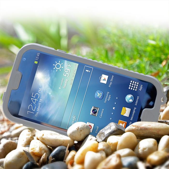 UTGATT5 - Naztech Vault Vattenttt Skal till Samsung Galaxy S4 i9500 (Vit)
