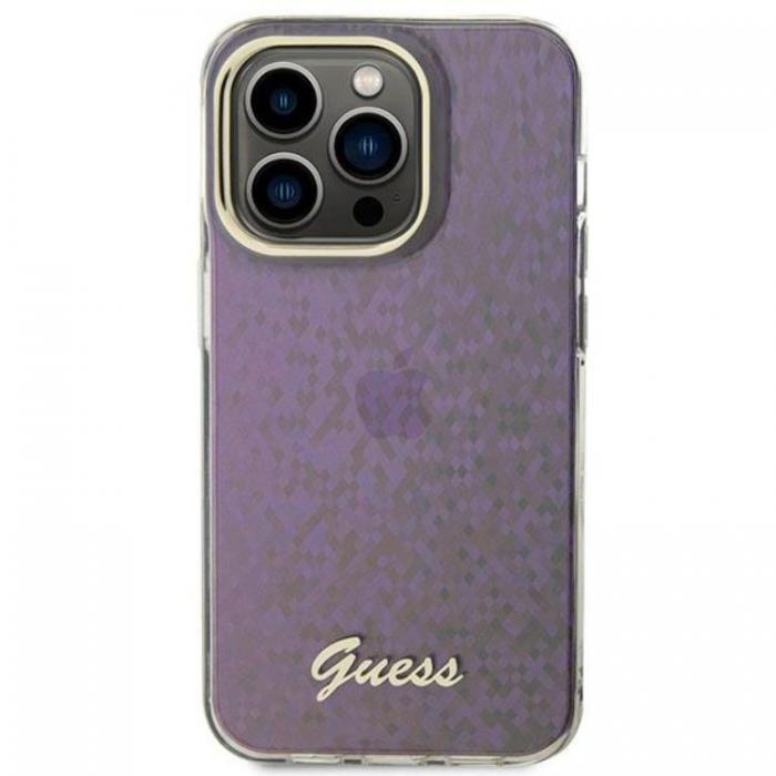 Guess - Guess iPhone 15 Pro Mobilskal IML Mirror Disco Iridescentgo