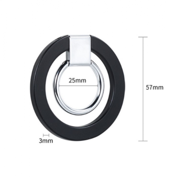 A-One Brand - Magsafe Magnetic Ringhllare Till Mobiltelefon - Vit