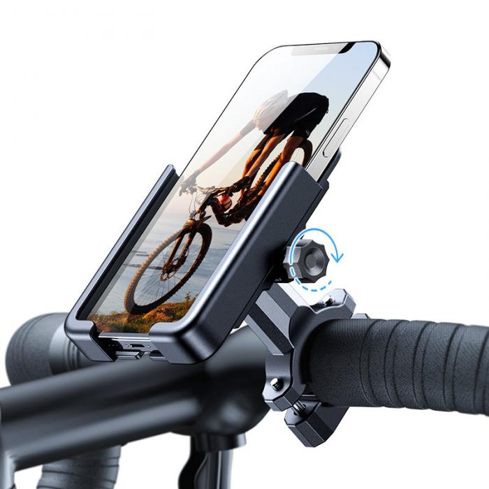 Wozinsky - Wozinsky Metal Bike Smartphone Styre Mount - Svart