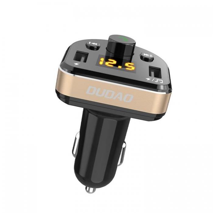 Dudao - Dudao Billaddare 2x USB FM Sndare Bluetooth - Svart