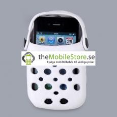 A-One Brand - Foam Rubber Slipper hållare till iPhone 4G (Vit)