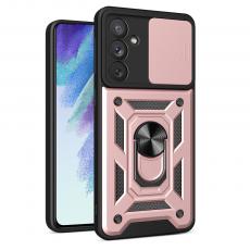 OEM - Galaxy A54 Skal Ringhållare Hybrid Armor Camshield - Rosa