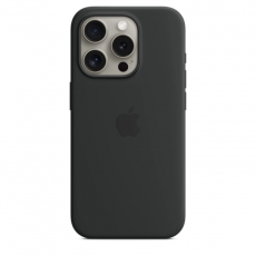 Apple - Apple iPhone 15 Pro Mobilskal Magsafe Silikon - Svart
