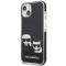 KARL LAGERFELD - Karl Lagerfeld TPE Karl & Choupette Skal iPhone 13 Mini - Svart