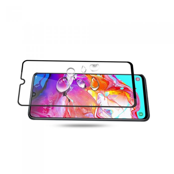 Mocolo - Mocolo Hrdat Glas Skrmskydd till Samsung Galaxy A70 - Svart