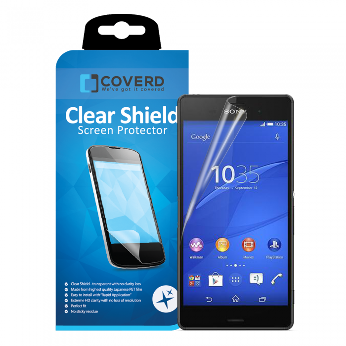 UTGATT5 - CoveredGear Clear Shield skrmskydd till Sony Xperia Z5