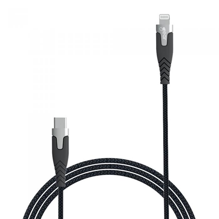 GEAR - GEAR Laddkabel PRO USB-C till Lightning C94 1.5m Svart