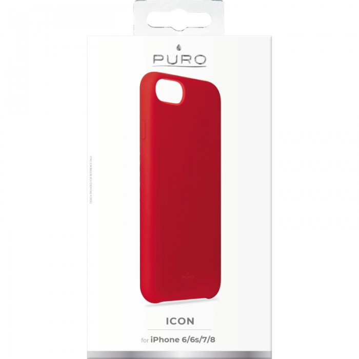 UTGATT5 - Puro - Icon Mobilskal iPhone 6/6S/7/8/SE 2020 2020 - Rd
