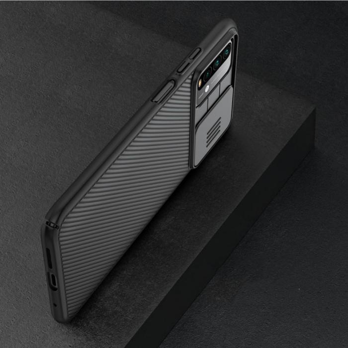 UTGATT5 - Nillkin - Camshield Mobilskal Xiaomi Redmi Note 9T - Svart