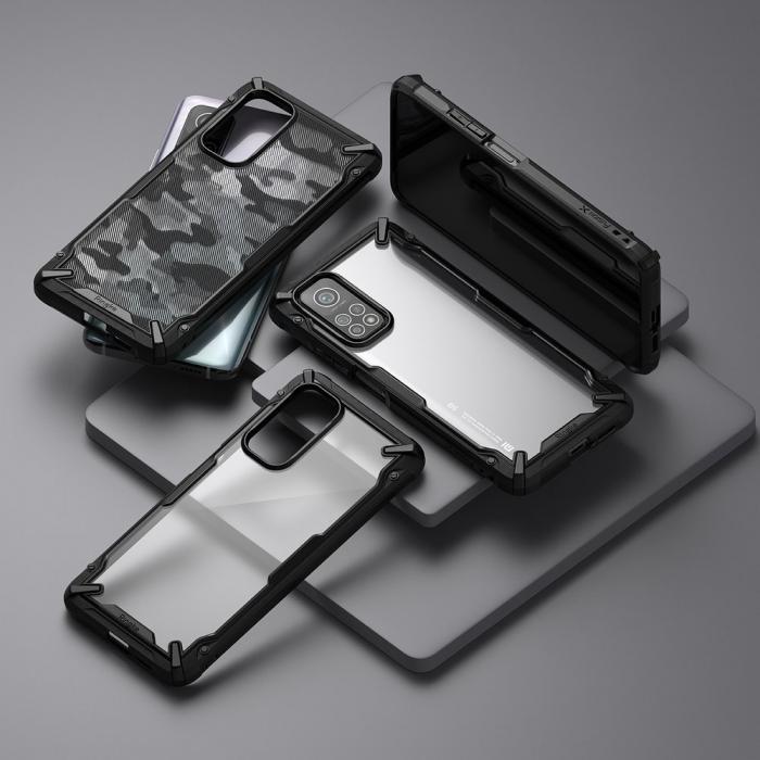 UTGATT5 - Ringke Fusion X Design Skal Xiaomi Mi 10T Pro / Mi 10T - Camoflauge Svart