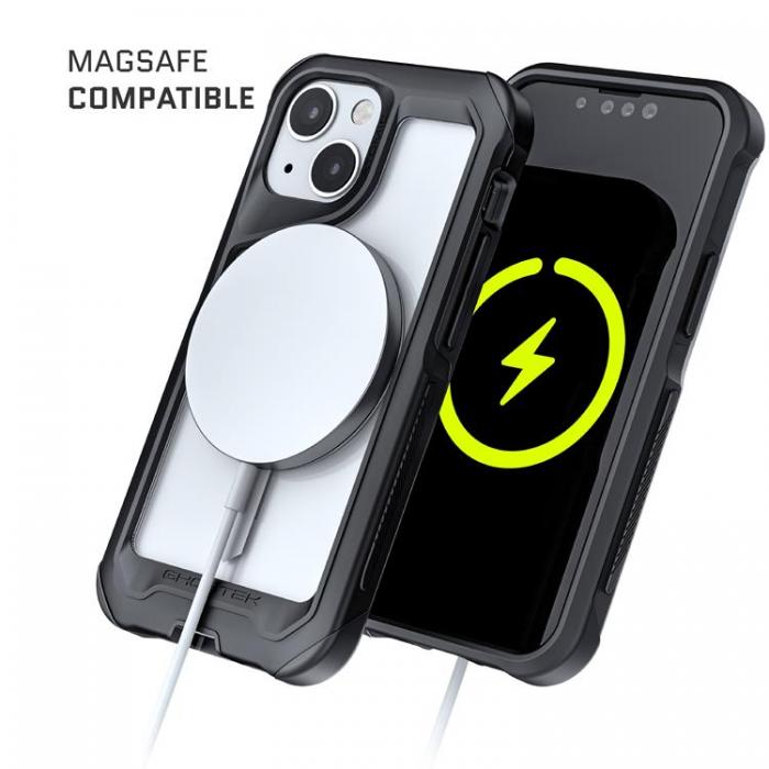 UTGATT1 - Ghostek Atomic Slim Metal MagSafe Skal iPhone 13 - Svart